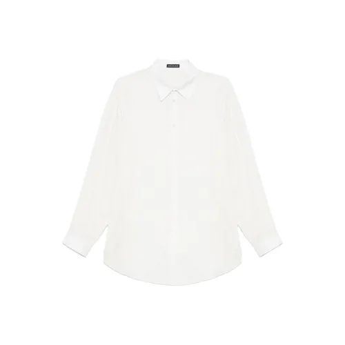 Balenciaga Рубашка Свободного кроя Женская Белая