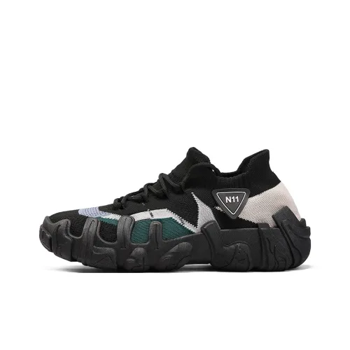 TELENT Амортизация и Дышащий Низкий Топ Casual Мужской Черный