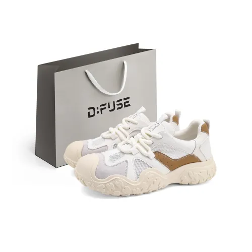 D Fuse SCANDINAVIA Устойчивый к истиранию Увеличивающий высоту Низкий Топ Casual Женский Экрю