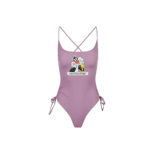 Цвет айсберга купальник One Piece женский фиолетовый