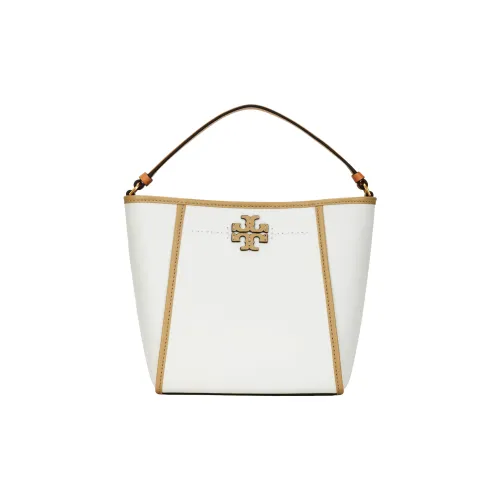 TORY BURCH McGraw Коровья кожа Ведрообразная сумка Маленькая Женская Белая