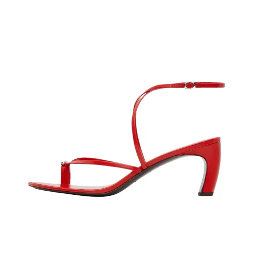 TORY BURCH Pierced One Ремень Сандалии 6,5 см Женские Красные