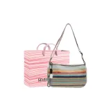 Коричневый плечевой ремень + сумка для покупок