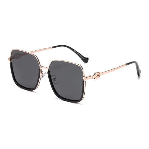 PRETTYALLUSION ПК Металл Квадратные Солнцезащитные очки Женские