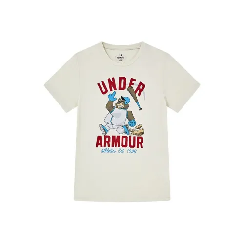 Under Armour T-рубашка коричневого цвета для детей в возрасте 3-7 лет