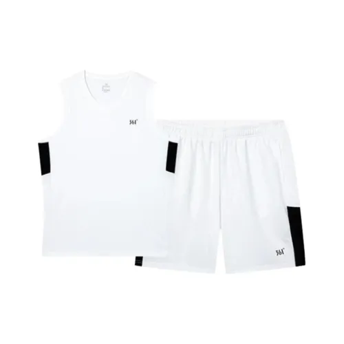 361° Basketball Collection Баскетбольный костюм мужской натуральный белый