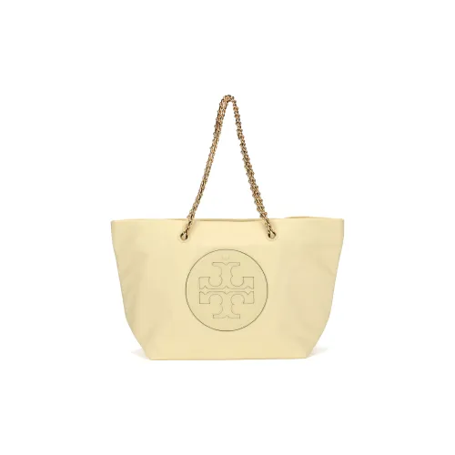 TORY BURCH Ella Переработанный Нейлон Тоут Сумка Сумка для покупок Сумка на плечо Сумка Женская Лимон