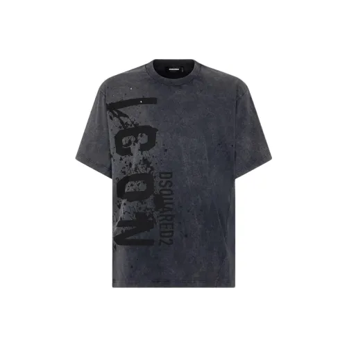 DSQUARED 2 SS24 T Рубашка Мужская Темно-Серый