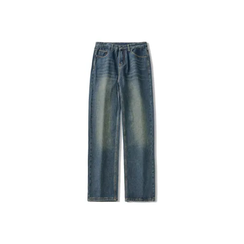 BOTH PLAY Ностальгический синий Унисекс Джинсы
