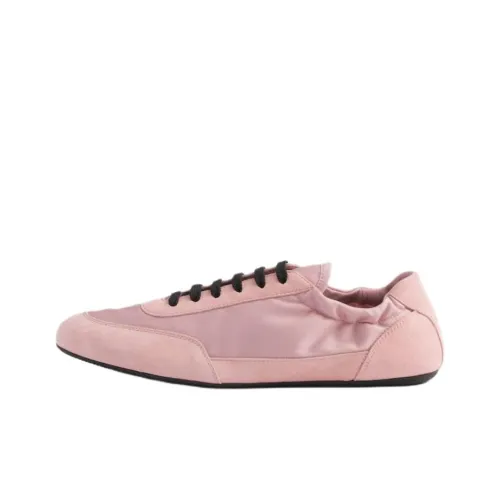 PRADA Collapse Low Топ Casual Женский Персиково-Розовый