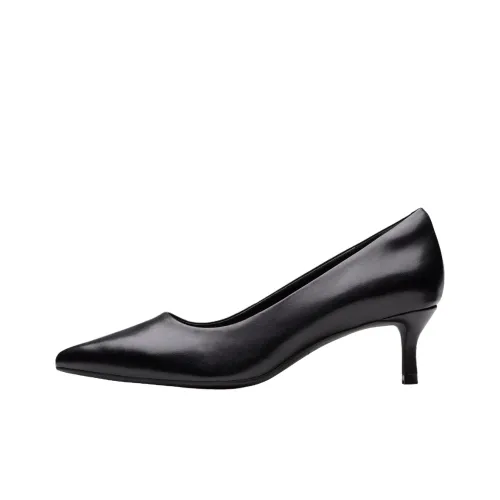 Clarks Высокие каблуки Черные Женские