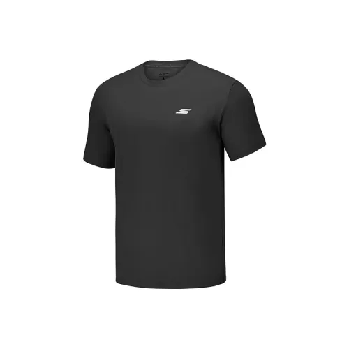 Skechers Угольный Черный/0018 Мужская T-Рубашка
