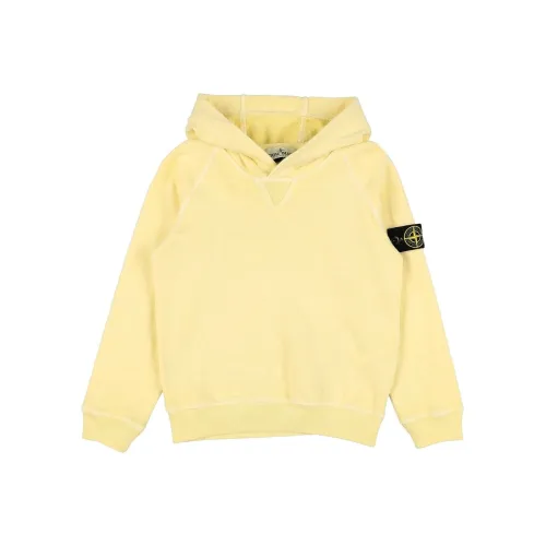 STONE ISLAND Светло-желтый Kids Свитшоты