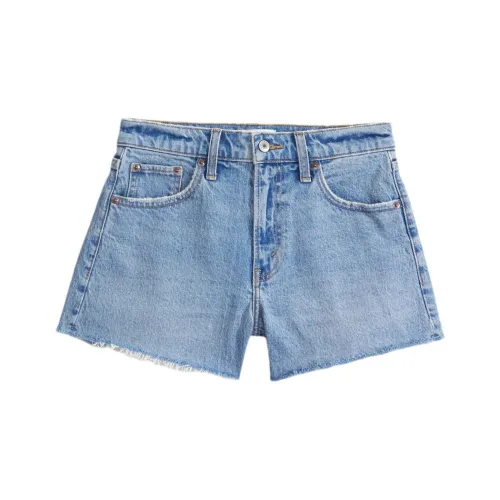 Женские джинсовые шорты Abercrombie＆Fitch