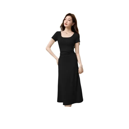 Ya Sheep People Короткий рукав Платье Женское