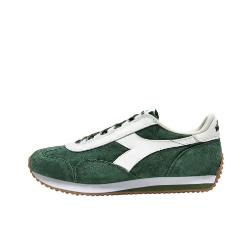 Diadora Heritage Low Топ Повседневная обувь Мужская Зеленая
