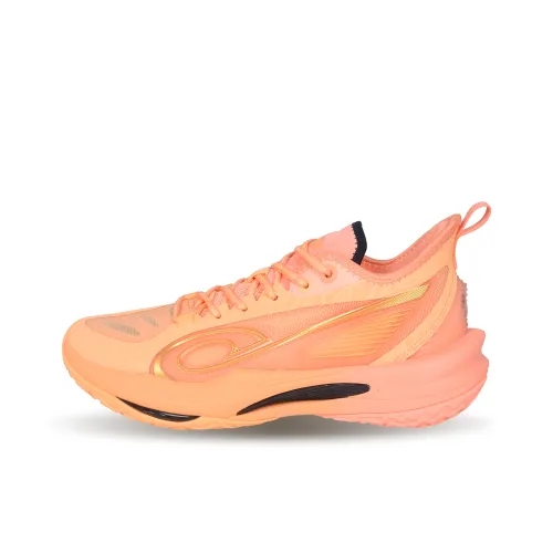 QIAODAN Баскетбольные кроссовки Low Top Живой Кораллово-розовый Мужской