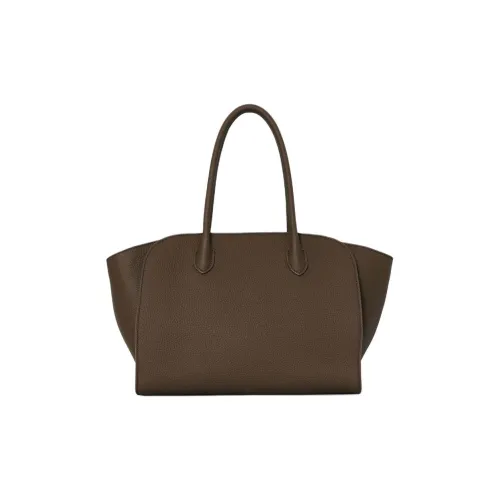 THE ROW Marlo Телячья кожа Тоут Сумка Сумка для покупок Сумка Унисекс Коричневый