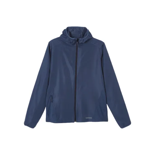 DECATHLON Kalenji Бег Пальто Мужской Чернила Зеленый Синий