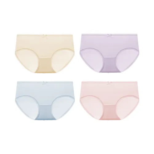 Городская красота Нижнее белье Натуральный Охлаждающий Без ограничений Бесшовный Женский 4 упаковки
