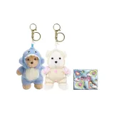 Двухцветная пижама Lina медведь + синий энергичный вид, поздравительная открытка