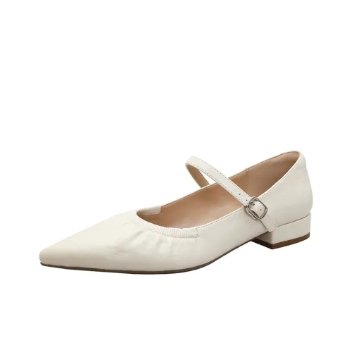 TATAYA Грубый каблук Мэри Джейн Женские обувь