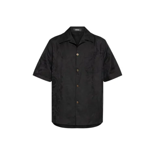 VERSACE Мужские Черные Рубашки