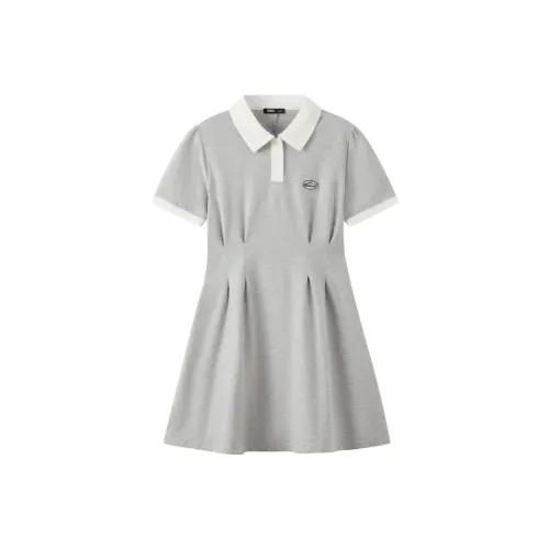 SPAO Женские Платья с Коротким Рукавом