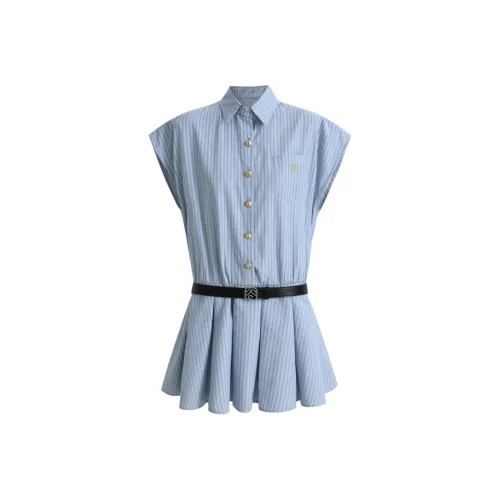 GEZITAI Короткое платье с короткими рукавами женское