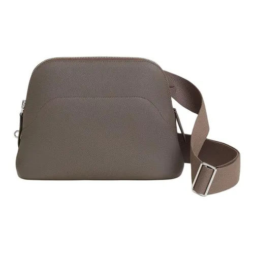 HERMES Bolide Коровья кожа Togo Сумка через плечо Унисекс 8F Gris Étain Олово-серый