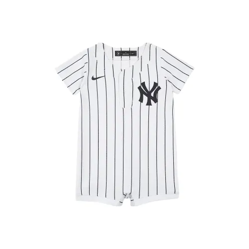 Nike x MLB Base Logo Комбинезон Нью-Йорк Янкис SS25 Белый Для новорожденных и малышей