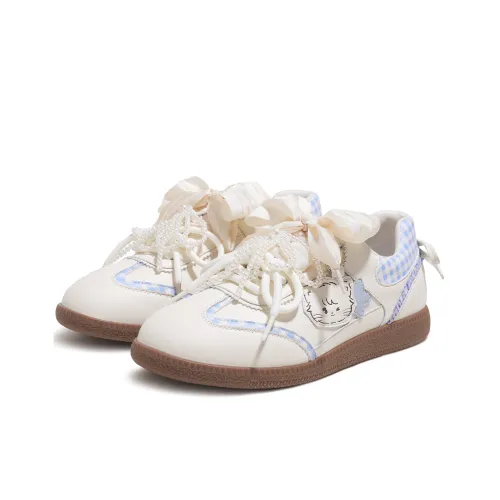 TTKJ Немецкие армейские кроссовки Low Top Конфетный Синий Женский