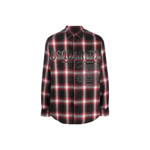 DSQUARED 2 Red Мужские Рубашки