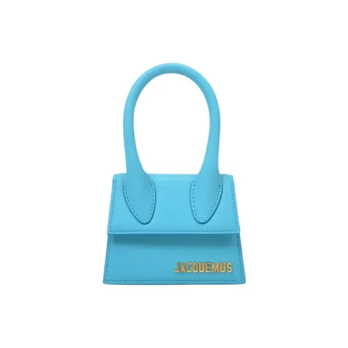 Jacquemus Le Chiquito Кожа Сумка Мини Женская Небесно-Синий