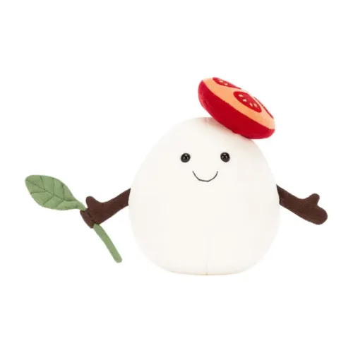 JELLYCAT Interesting Food Amuseables Mozzarella Сыры Куклы Плюшевая кукла 12 см Высота