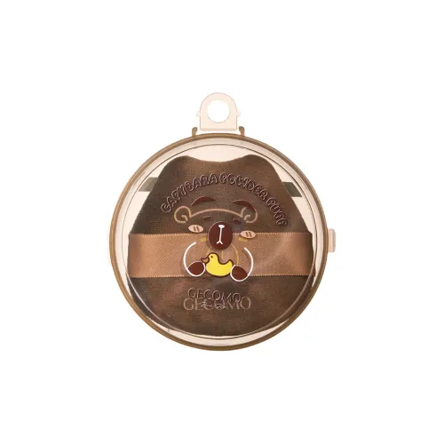 GECOMO Капибара Плюшевый Пудра Губка Flocked Пыленепроницаемая коробка Контуринг с Easy And Мягкий Нанесение