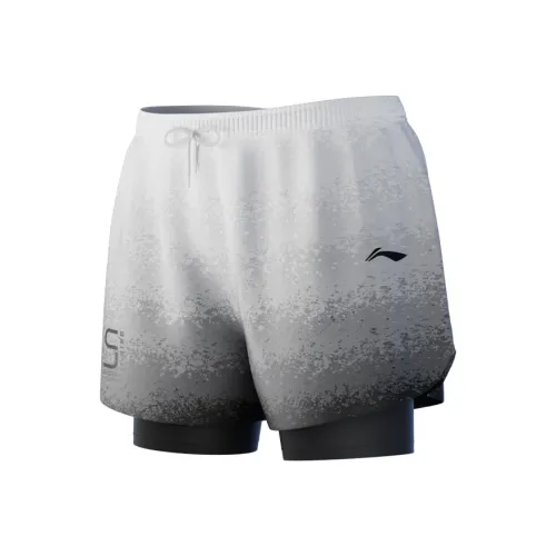 Плавательные шорты мужские белый серый