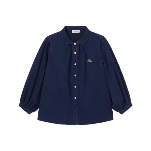 LACOSTE Рубашка Женская Темный Деним
