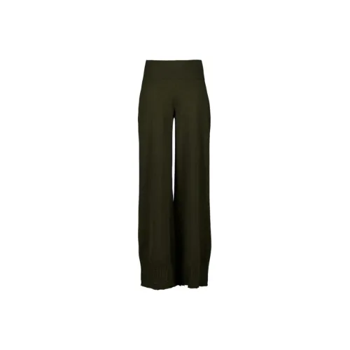 STELLA MCCARTNEY Оливково-зеленые Женские Повседневные Брюки