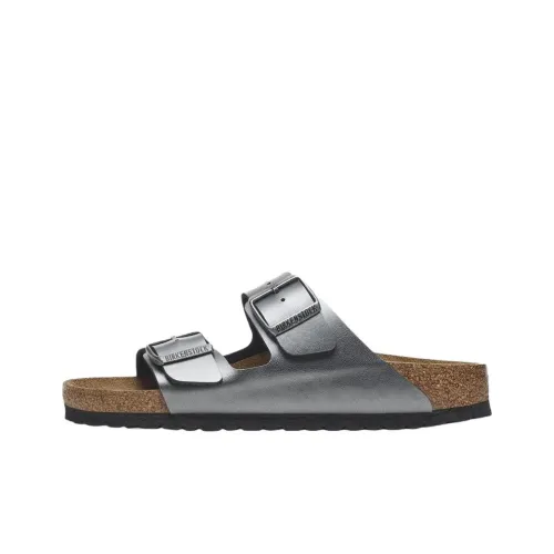 Birkenstock Arizona Сланцы Унисекс Серебристый Черный