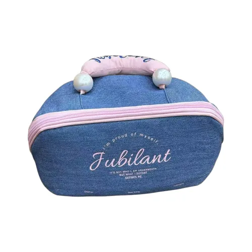 Gentle Welcome Портативный Деним Pillow Мешок для хранения Сумка для туалетных принадлежностей Косметичка Сумка Большой объем Путешествие