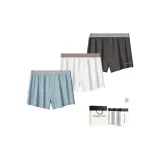 Устрица Дышащий Антибактериальный [Циановый Синий + Морозный Белый + Серый] 3 упаковки Подарочная коробка Набор