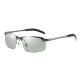 Темно-серая оправа + поляризованные фотохромные линзы