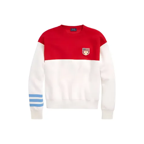 Polo Ralph Lauren Свитшот Женский Белый Красный