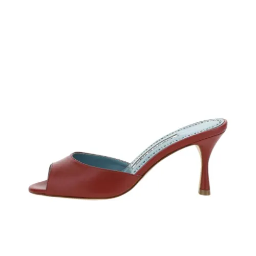 MANOLO BLAHNIK Слипоны Бургундский Женские