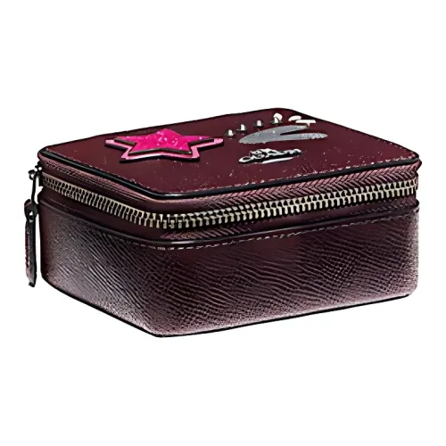 COACH Шкатулка для украшений Органайзеры Бычья кровь Женские