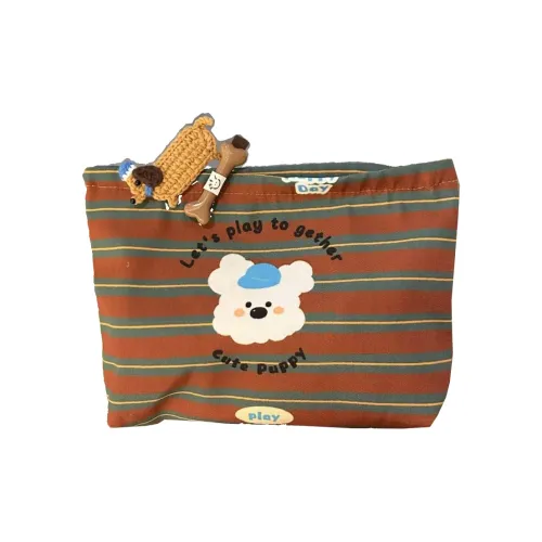 Gentle Welcome Милый Щенок Сумка для хранения Сумка для туалетных принадлежностей Клатч Косметичка Портативная Большая емкость