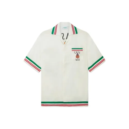 CASABLANCA Белые Мужские Рубашки