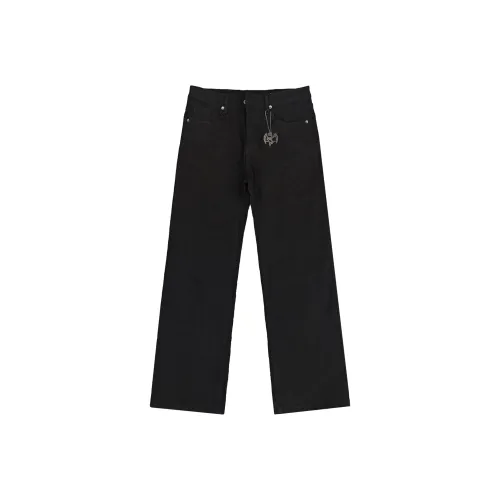 VOLCHOK Черные Унисекс Джинсы