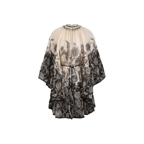 Zimmermann Многоцветные Женские Длинные Платья с Рукавами